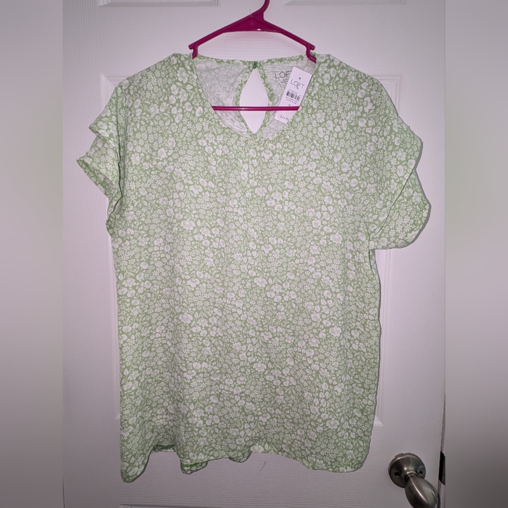 NWT Loft Women's Blouse Top Shirt Size M